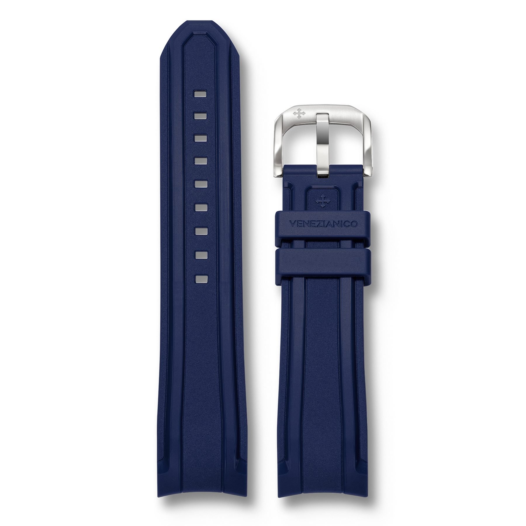 Integrated Rubber Band (22mm) - Night Blue