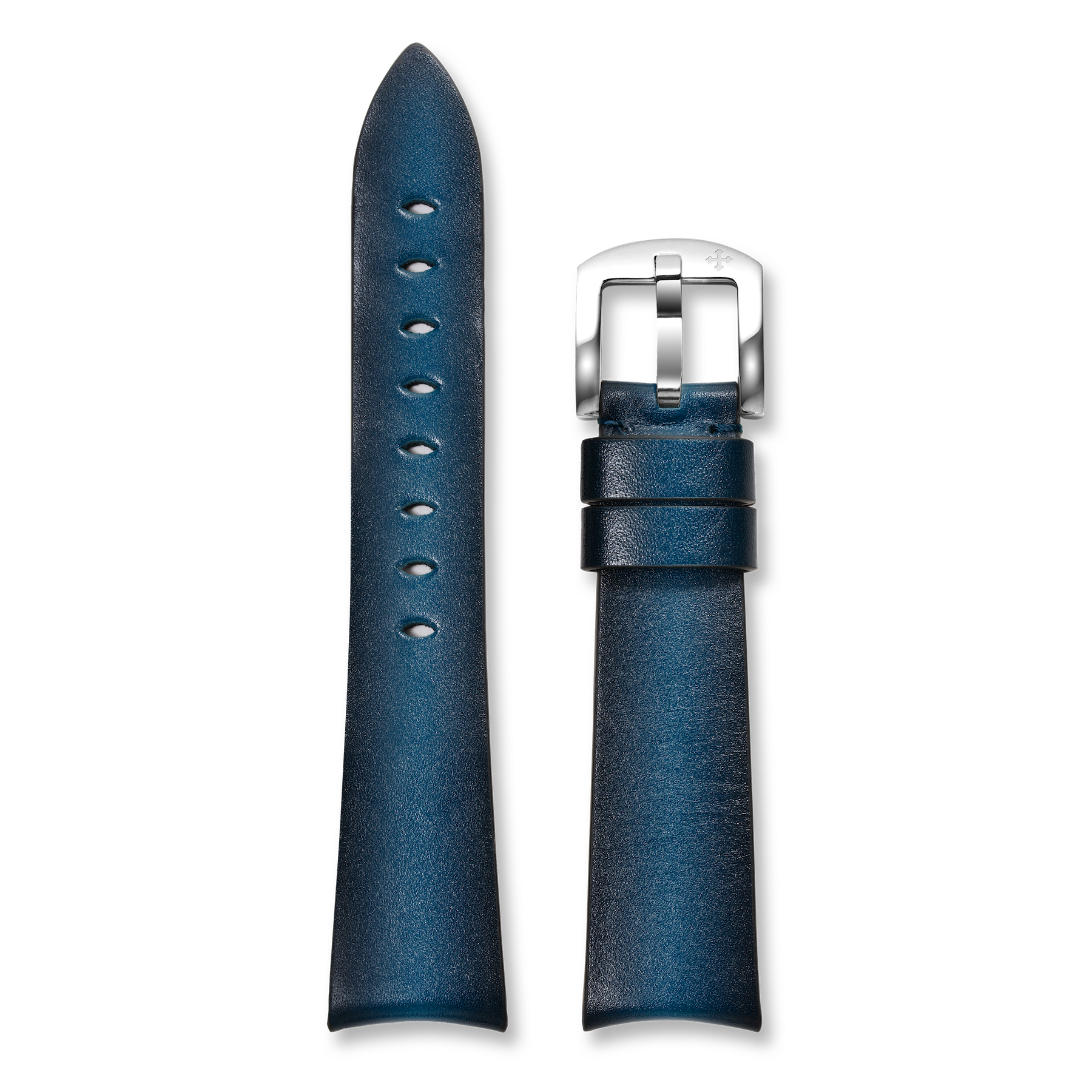 Leather Strap 20mm - Fumè Blue