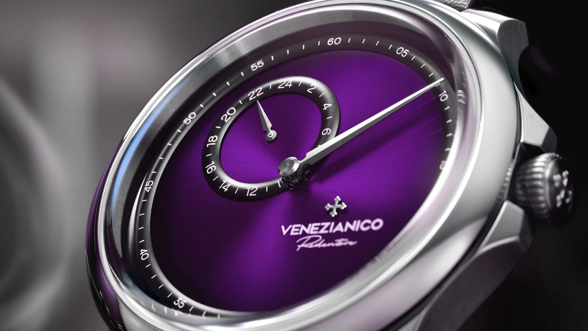 detail dial redentore enigma purple