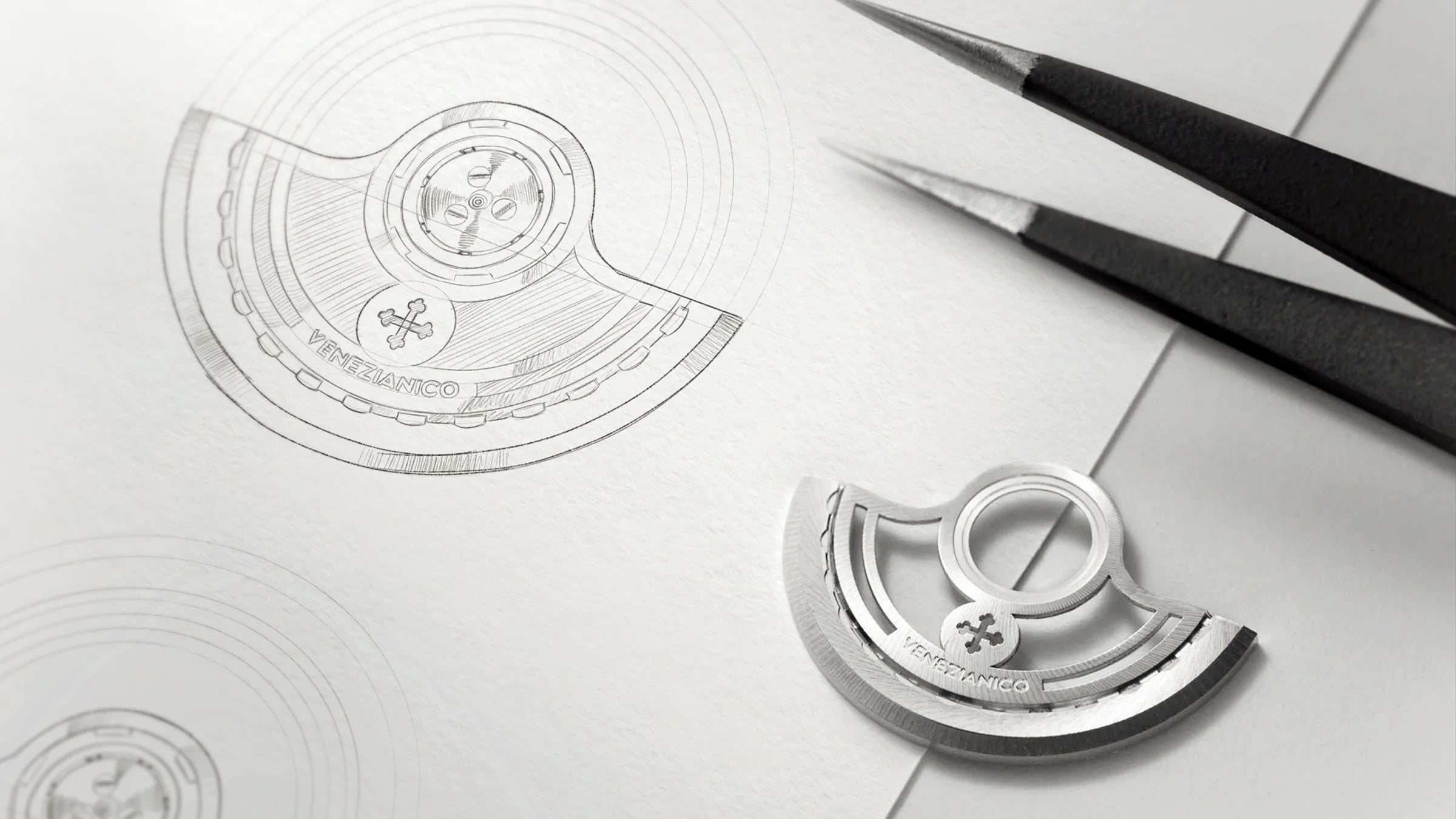 drawings creation of the venezianico customized rotor