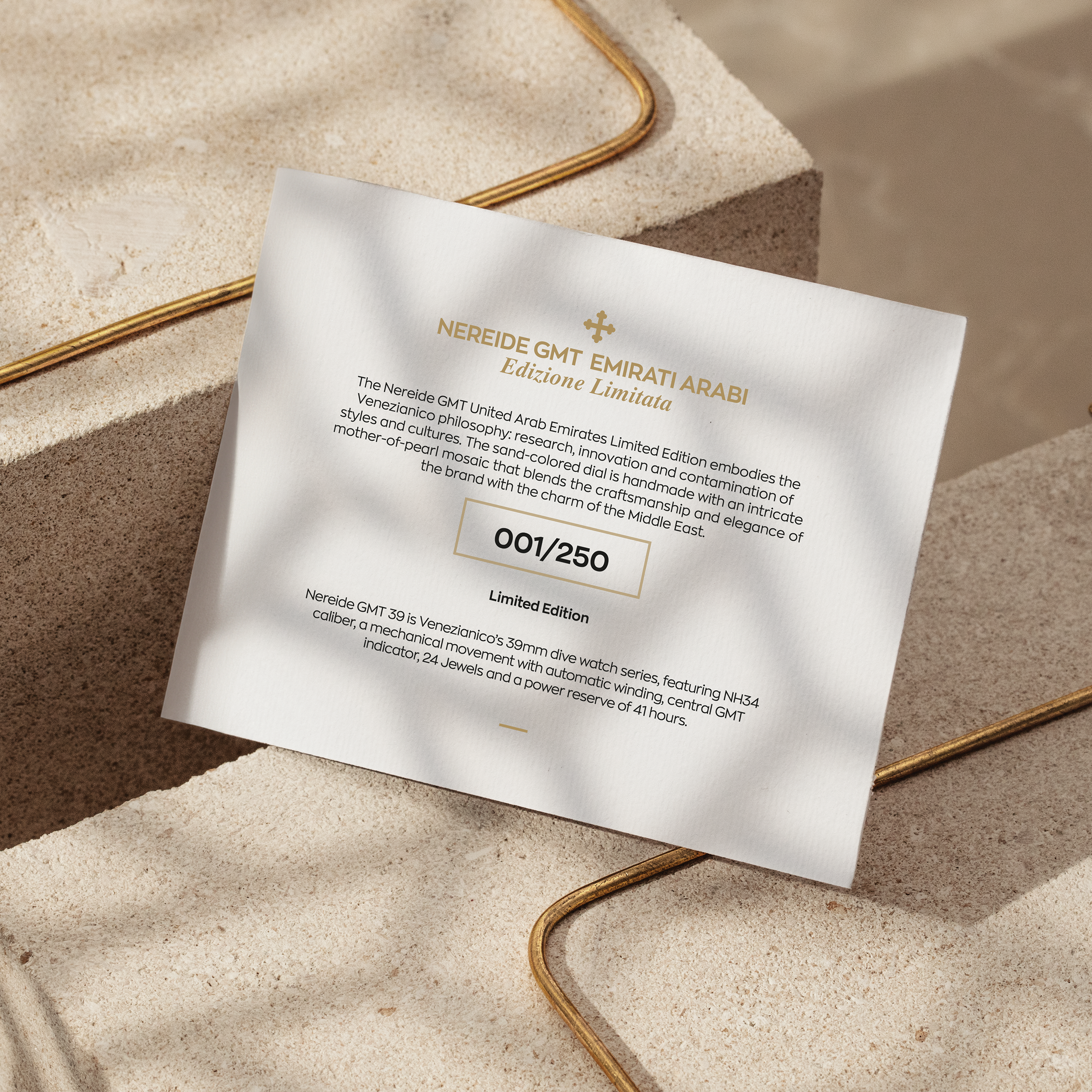 NEREIDE GMT - Emirati Arabi Limited Edition