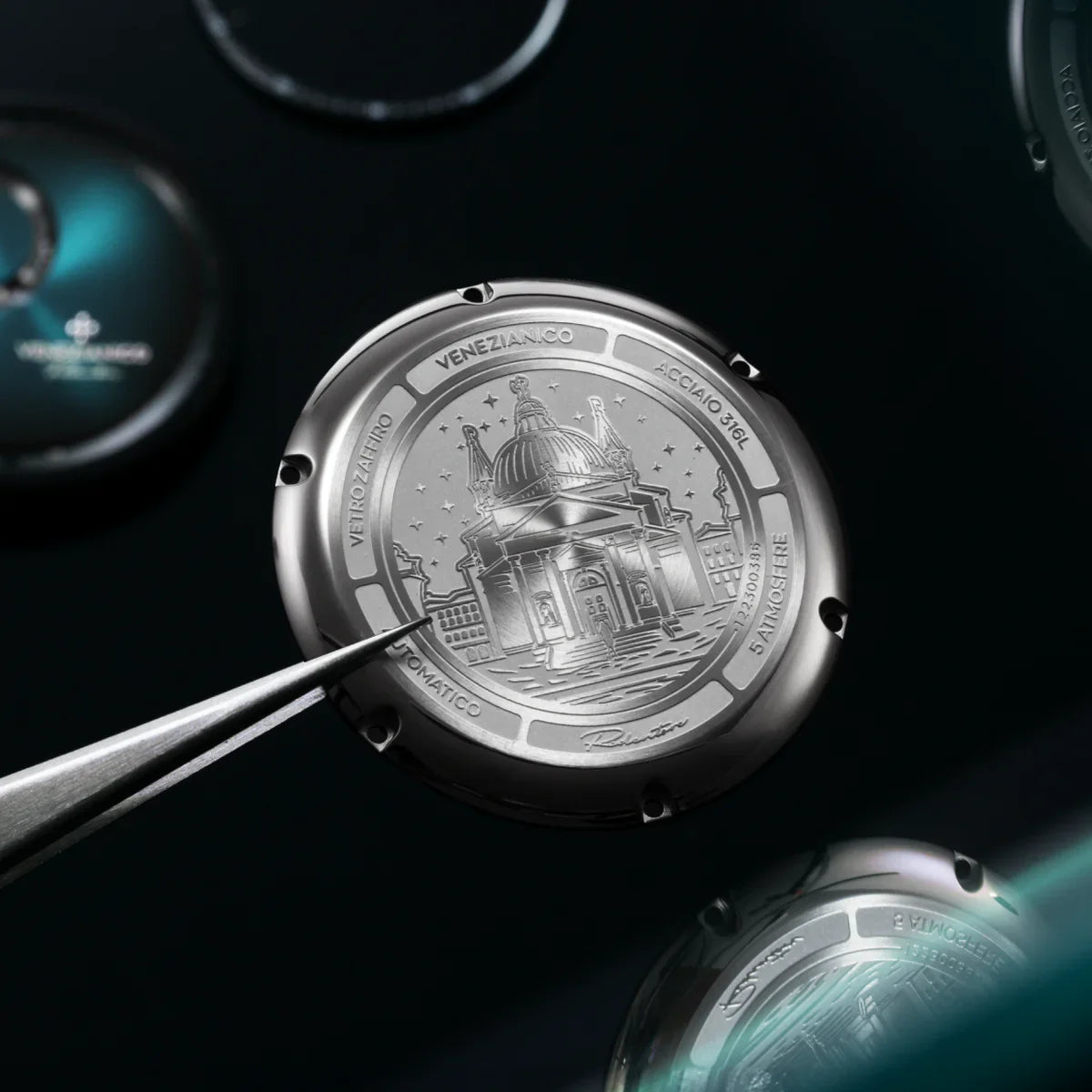 engraved caseback basilica del redentore