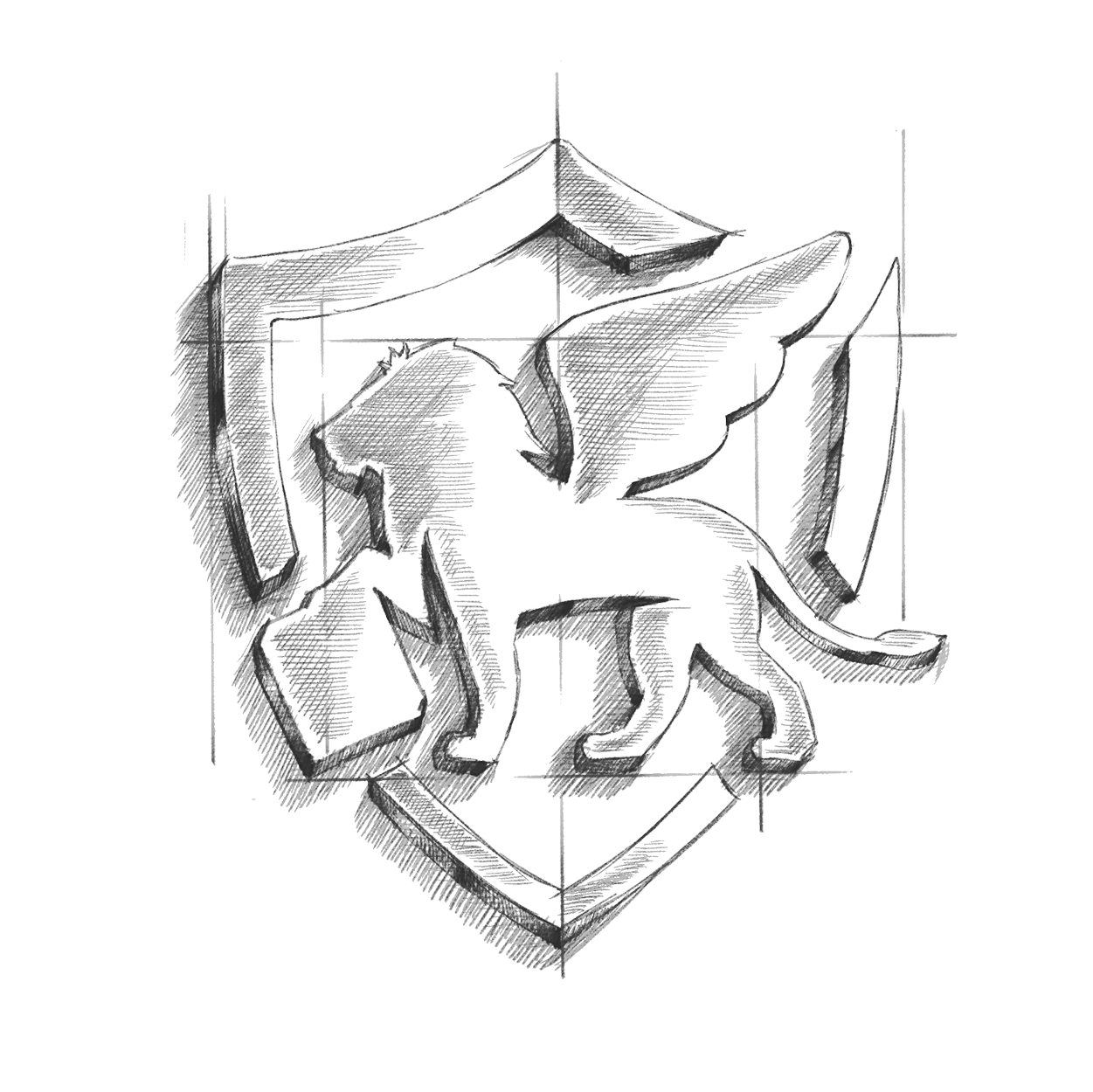 emblem of st mark printed on caliber