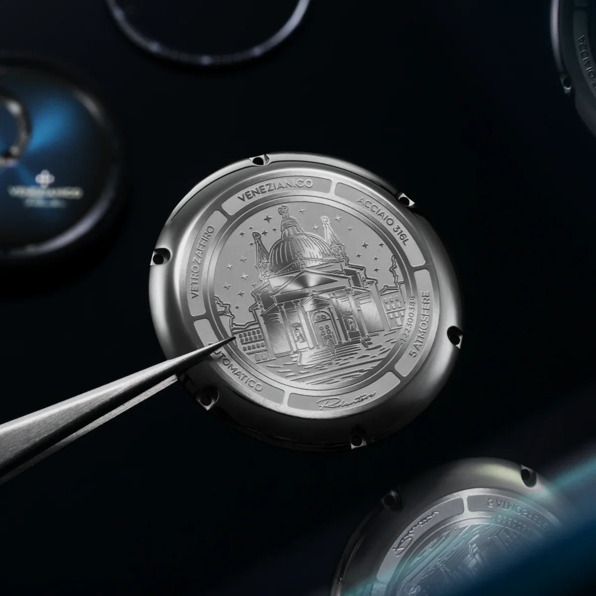 engraved caseback basilica del redentore