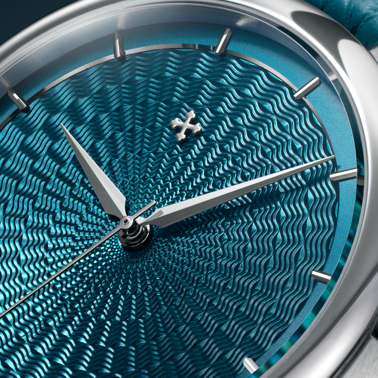 detail of guilloche dial redentore utopia