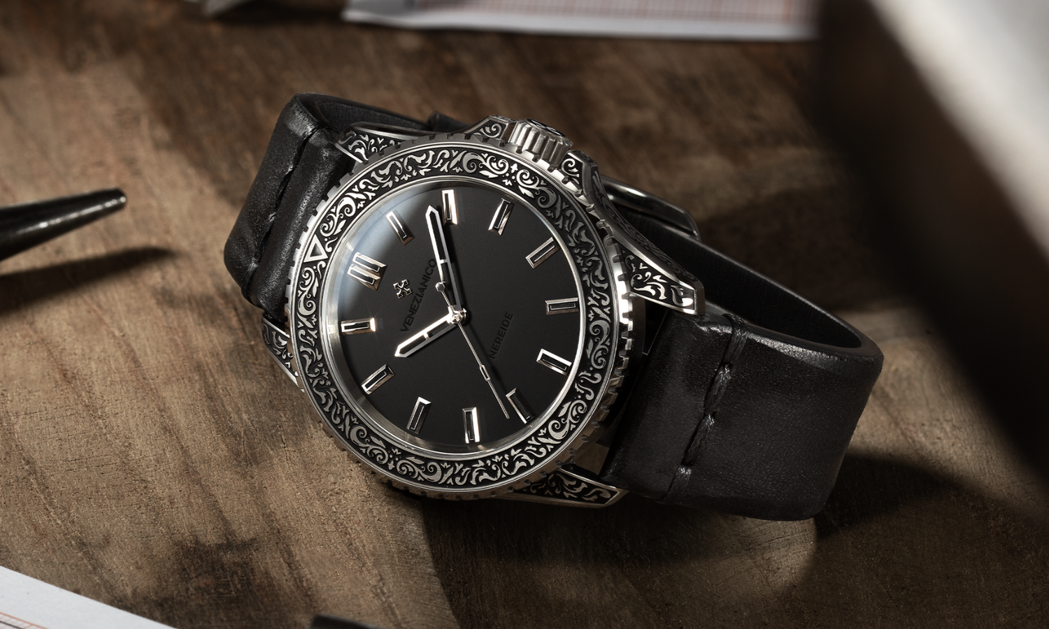 Nereide Acquaforte: the depth of time, carved into raw steel