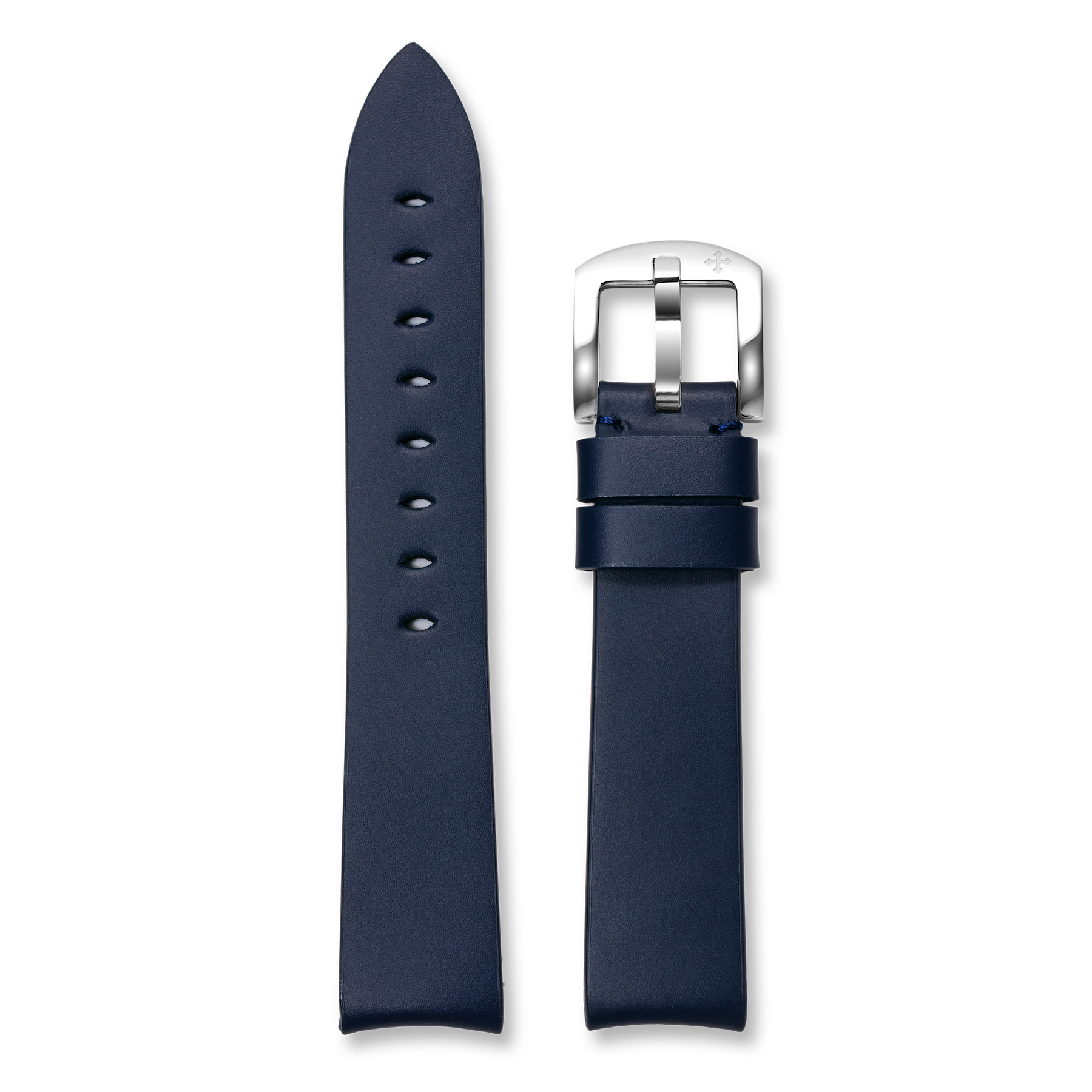 Leather Strap 20mm Dark Blue Venezianico